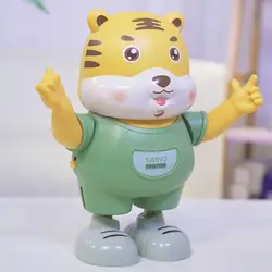Dança elétrica tigre delicado inofensivo requintado para casa jogando dança tigre tigre brinquedo tigre