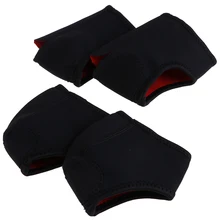 1 пара черный подошвенный фасциит носки облегчение боли подпяточники стопы каблук, по щиколотку, Обёрточная бумага Pad