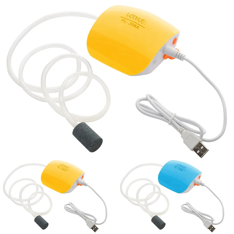 Инструменты для рыбалки аэратор воздушный насос водопровод USB кабель ABS воздушный насос легкий портативный подводный пузырьковый камень индукции