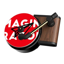 Поворотный фонограф автомобиля освежитель воздуха украшения с 3 шт. заменить ароматерапия таблетки M8617