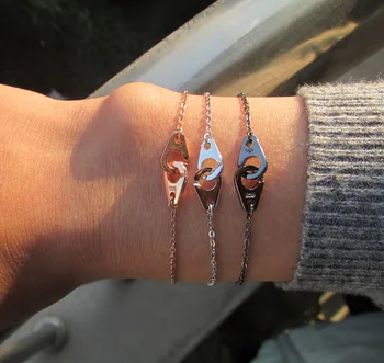 

2017 high polish shinny silver 925 hand cuff lock love valentines girl meaning silver chain bracelet