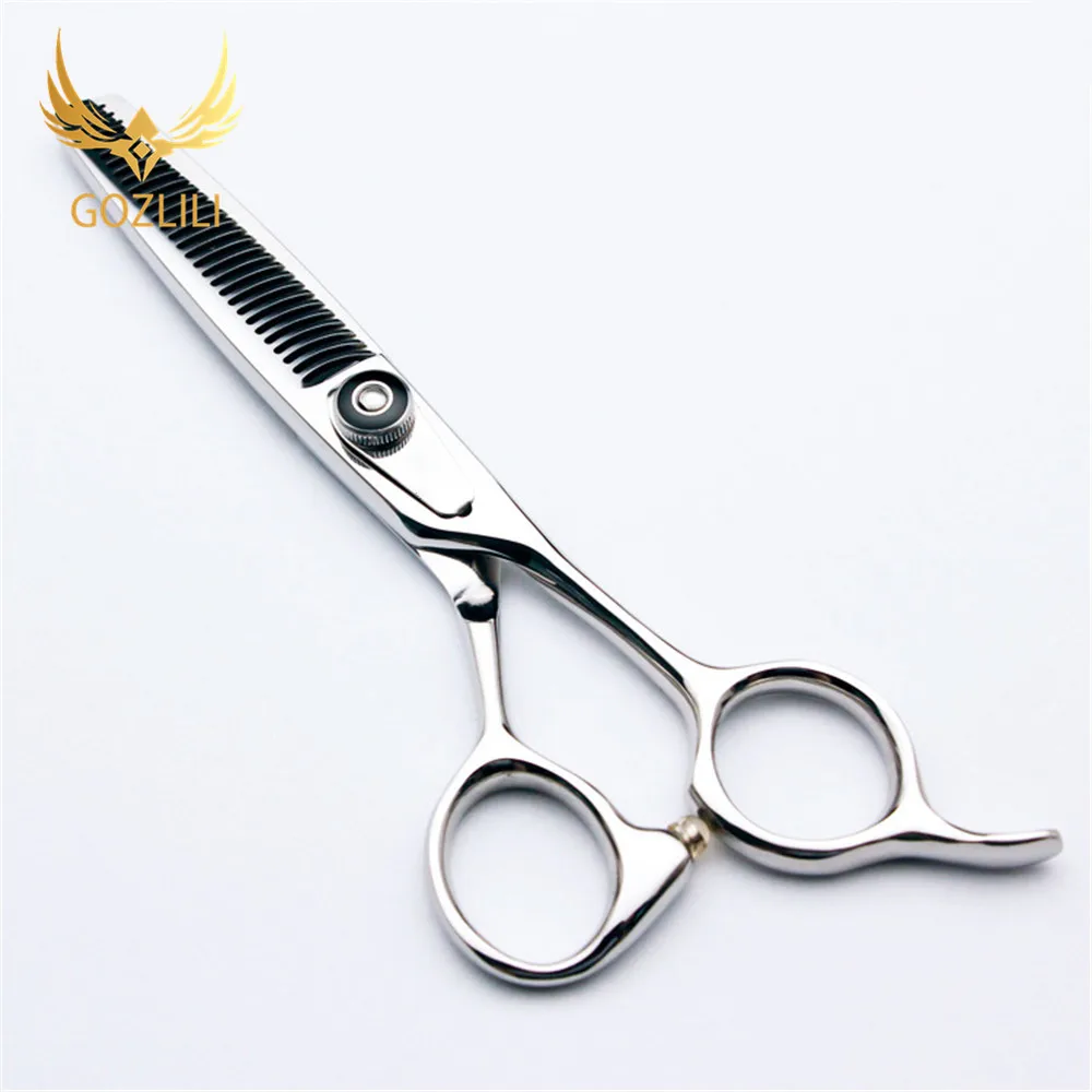 GOZLILI New Arrived 6.0Inch Double Side 30 Teeth Thinning Scissors,Professional Salon Human Hair Thinning Shears Hair Tools (3)