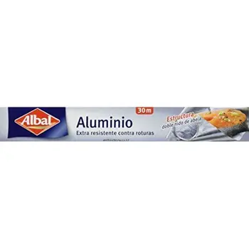 

Albal – Papier aluminium – Extra Résistant contre résistant aux chocs – 30 m – [Pack de 2]