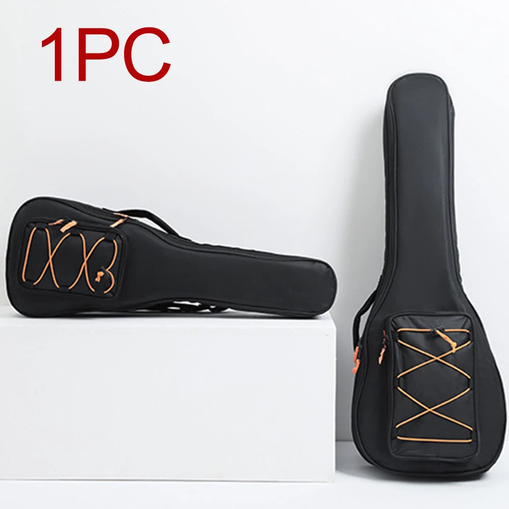 Износостойкий чехол для хранения мягкий дорожный мягкий толстый пылезащитный чехол для укулеле с ручками на молнии с двойным ремешком