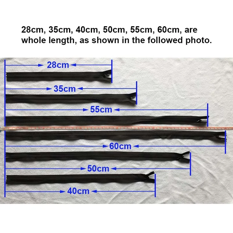 AERZETIX - C60976 - Lot De 20 Fermetures éclair Invisibles 22 Cm