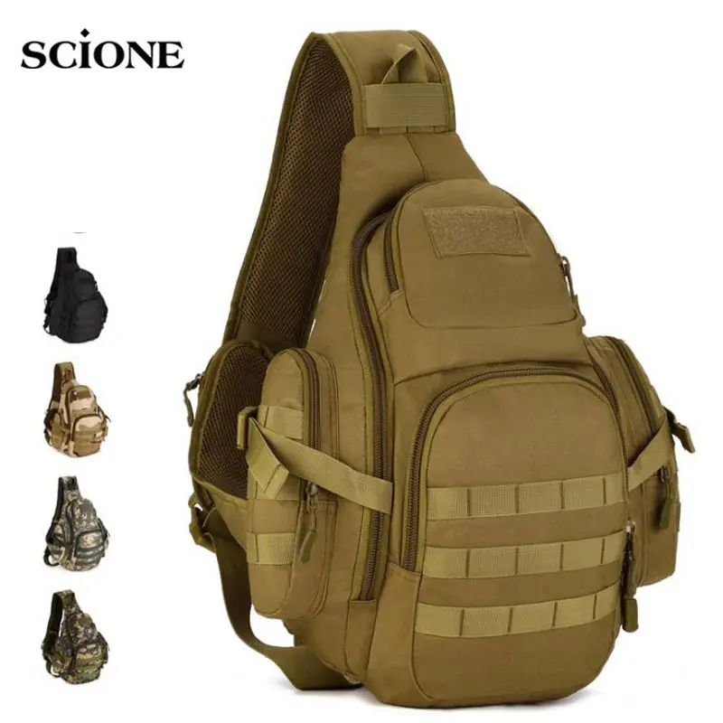  Molle Military Sling Bags Camping Backpacks Molle Travel Bag Belt Single Shouder Assault Outdoor Sp