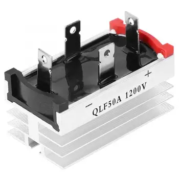 

Laser machine rust remover 4pcs QLF 50A 1200V Single Phase Diode Bridge Rectifier Module Metal Case Ballast Electronique