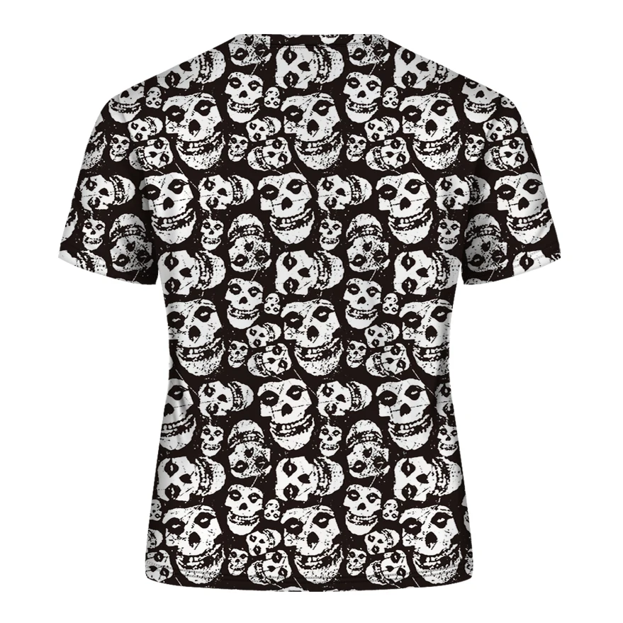 DE009-T恤短袖模版-后