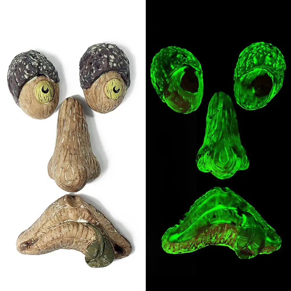 Новое украшение для лица с изображением дерева двора искусство 3D работы живые