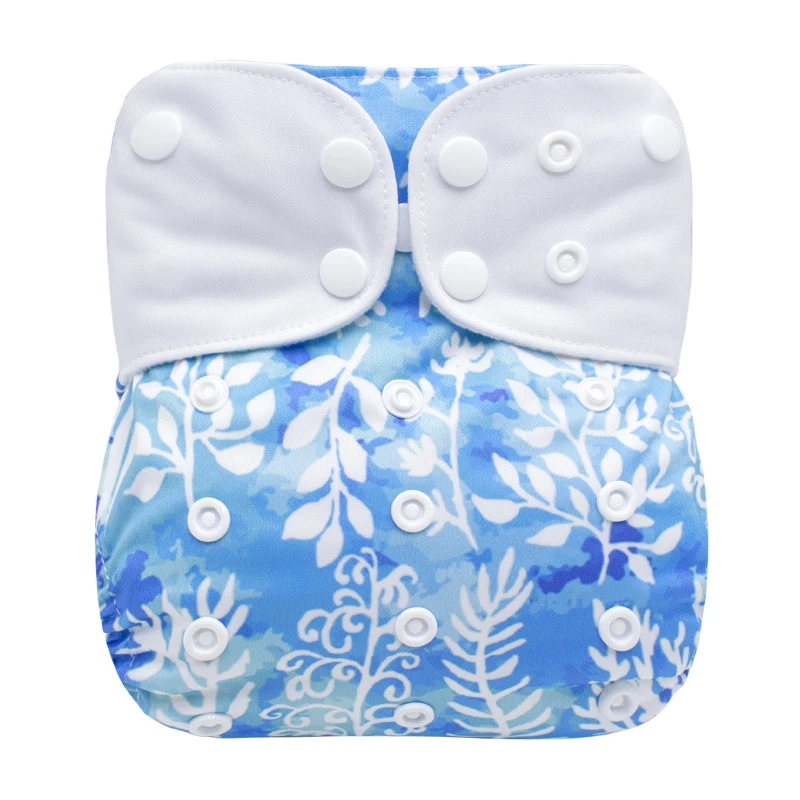 Sigzagor-pañal de tela con bolsillo para bebé, reutilizable, lavable, ajustable, 3kg-15kg