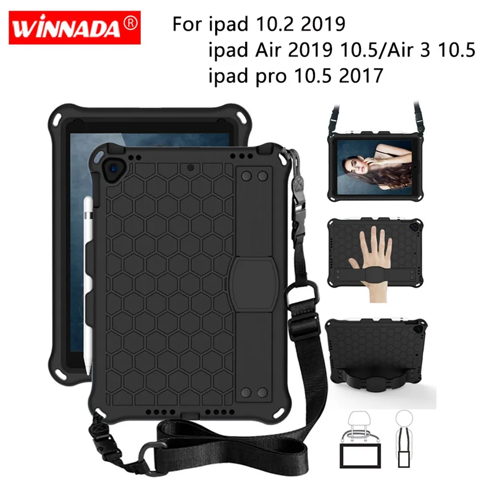 Чехол для планшета ipad 10.2 8th A2270 чехол 10 2 7 детский Apple air 3 5/ipad pro 10.5 + ремешок |