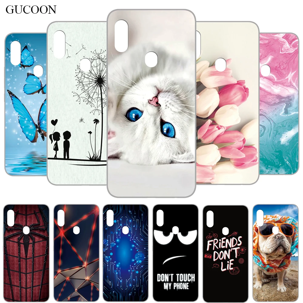Силиконовый чехол GUCOON для UMIDIGI F1 UMI F1 Play 6,3 дюйма, Мягкий защитный чехол для телефона из ТПУ, чехол-бампер с изображением волка