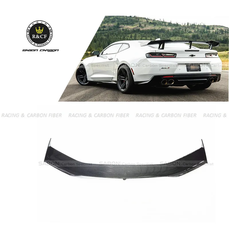 В наличии/2016 + Gen 6th SS ZL1 1LE стиль углеродное волокно GT Крыло задний спойлер для Chevrolet