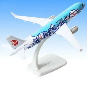 

18cm Air China Blue Peony Airbus A320 Airlines Aircraft Airplane Model Plane