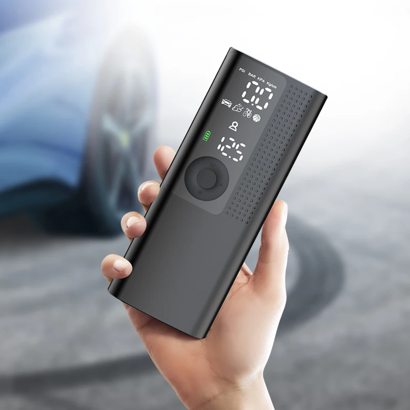 Car Electrical Air Pump Mini Portable Wireless Tire Inflatable Pump Inflator Air Compressor Pump for Car Motorcycle Bicycle ball