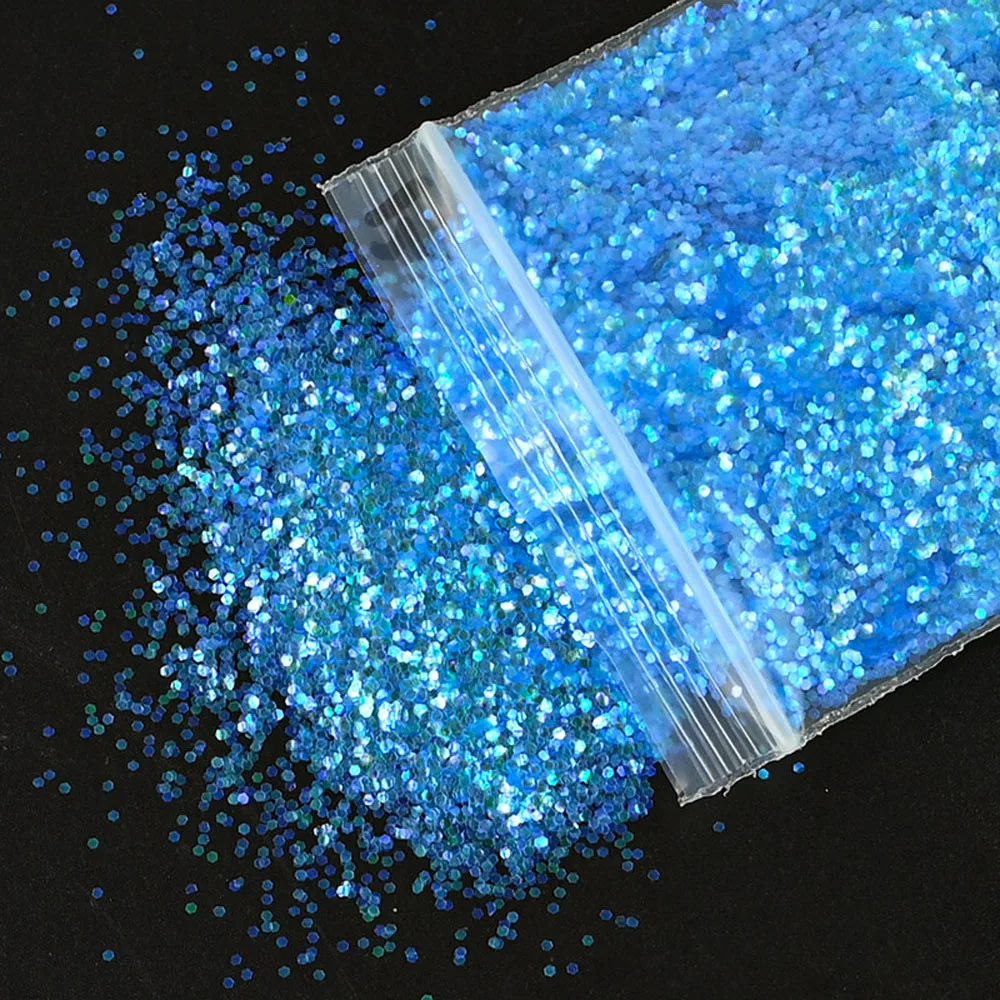 50g/Bag 0.2/0.4/1mm Holographic Nail Laser Glitter Sequins Sparkly Flakes Cosmetic Face/Body/Eye Shadow Nail Powder Glitter Ta13 images - 6