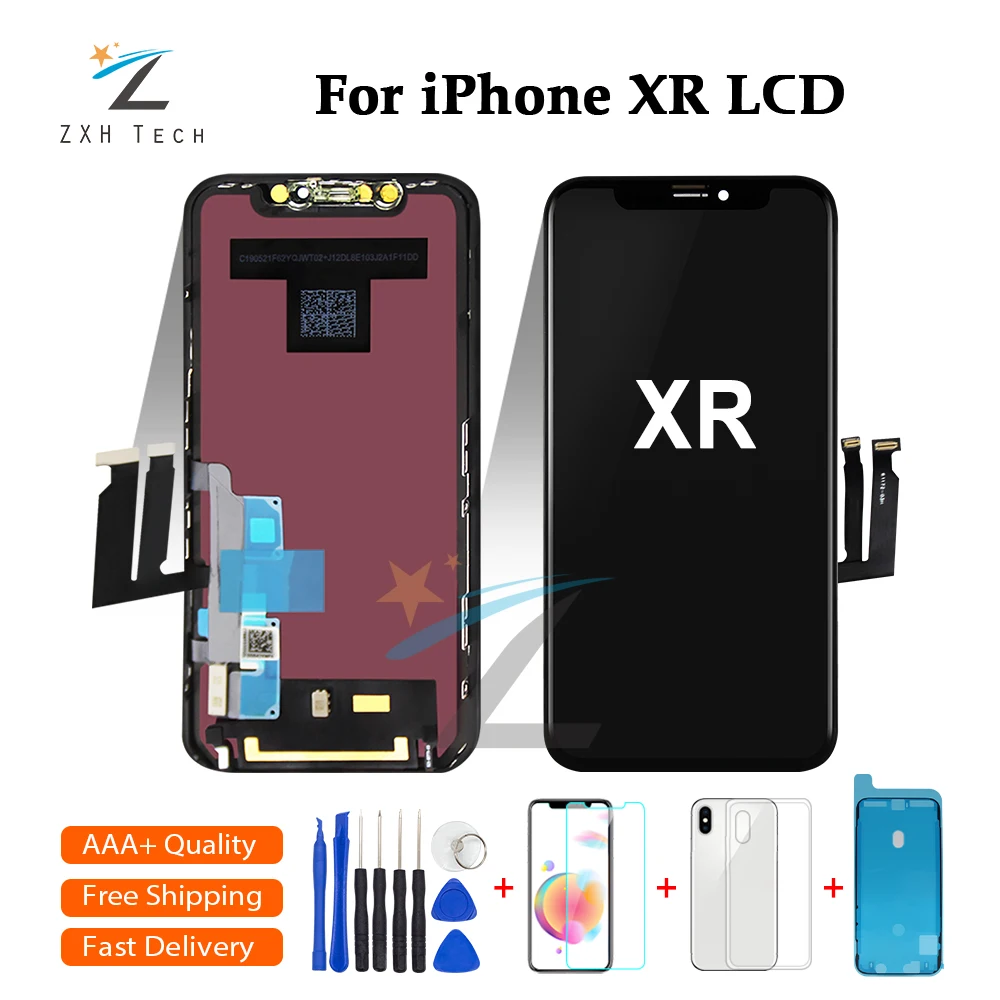 1 шт. OEM сменный ЖК-экран в сборе дигитайзер для iPhone XR lcd сенсорный без битых пикселей с бесплатными инструментами