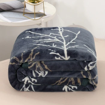 

High Quality Audlt Kids Warm Flannel Blanket Coral Fleece Super Comfortable Throw For Sofa Travel Office Rest Blanket For Beds