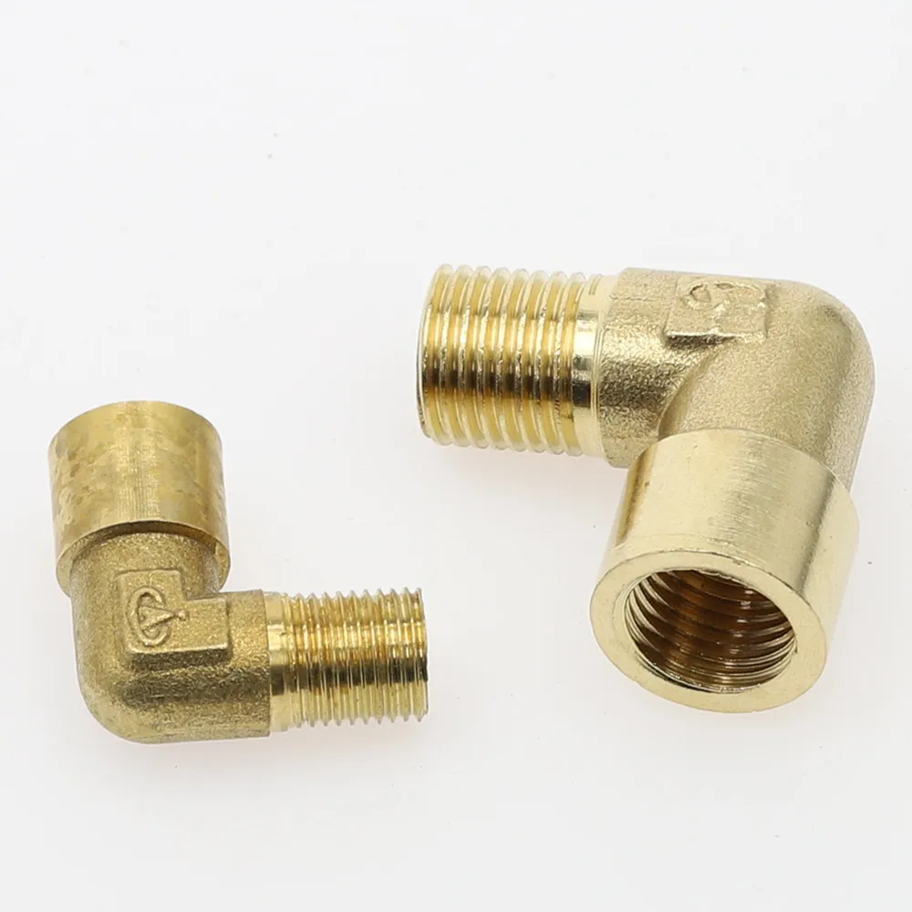 Латунный фитинг для труб 1/8 дюйма 1/4 3/8 1/2 1 шт.|elbow pipe fitting|pipe fittingspipe thread |