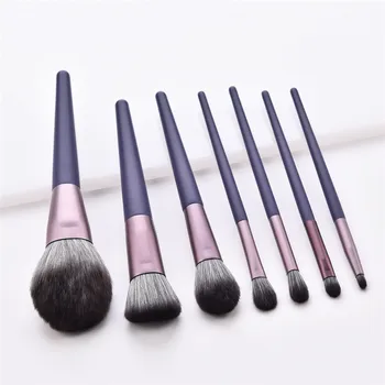 

7pcs makeup brushes Purple mandala handle for Powder Eye shadow blush make up brushes pincel maquiagem beauty tools T07066