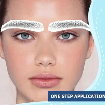 

3D Eyebrow Sticker Bionic Tattoo Semi-Permanent Water Transfer Waterproof Embroidery Eyebrow Tattoo Sticker Makeup Supplies