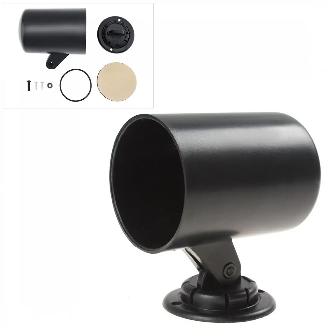 52mm 2" Plastic Auto Car Gauge Cup Holder Pod Black Universal Car Instrument Mount