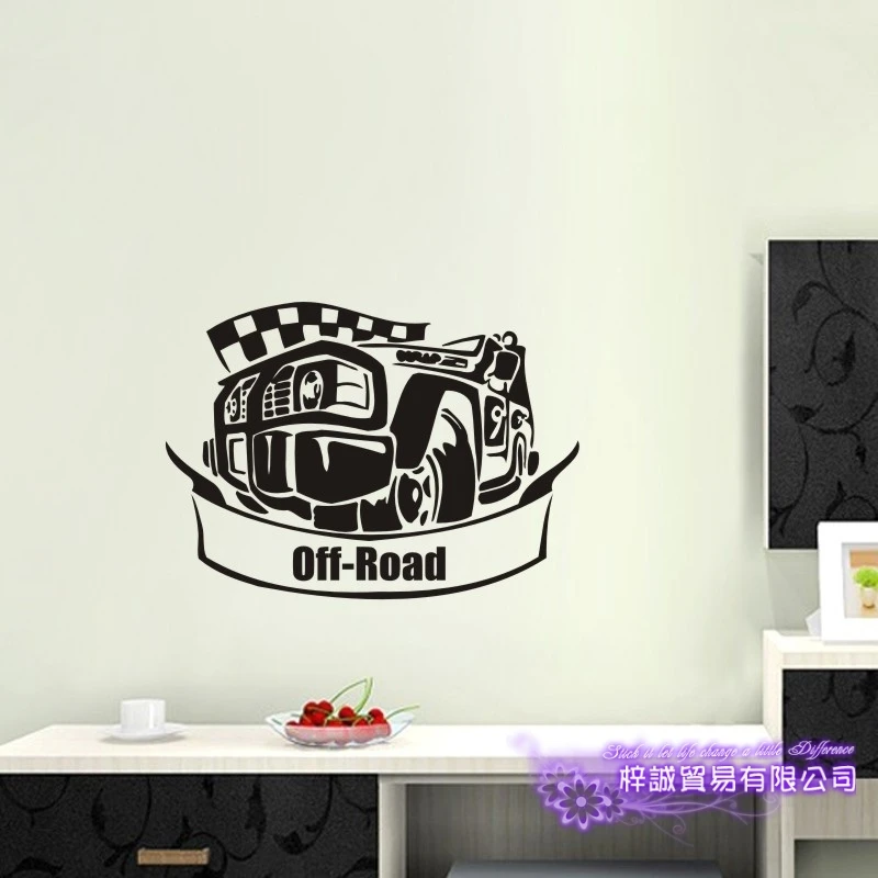 

Off-road 4x4 Car Sticker Vehicle Decal Classic Cars Posters Vinyl Wall Decals Home Decoration Decor Mural Luxury SUV Car Sticker