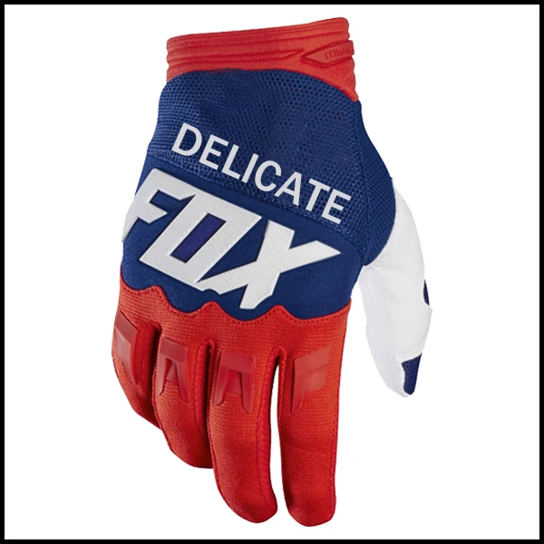 Delicate Fox 360 Dirtpaw MX Dirt Bike Off-road Motorcycle Black Gloves Automotive MTB Bike Glove - Цвет: White Red