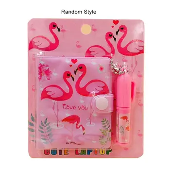 

Unicorn 2 in 1 Stationery Pen Book Gel Ink School Supply Stationery Novelty Note Kids Cute Unicorn Flamingo Book