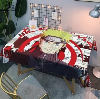 

Tablecloth Naruto 3D printed Square/Rectangular Dust-proof Table Cover For Party Home Decor TV Covers