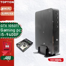 Для игровых мини-ПК настольный уровень i9-9900 i7-9700F i5-9400F GTX1050TI 4G GPU Win10 микро компьютер WiFi 2* HDMI2.0 DVI DP AC Wi-Fi