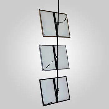 

A4 hanging glass box display glass menu board advertising lightbox glass