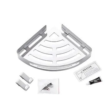 

Punch-Free 304 Stainless Steel Triangle Basket Bathroom Shelf Suction Wall-Mounted Bathroom Toilet Storage Shower Shelf