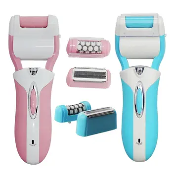 

3 In 1 Electric Epilator Hair Removal Painless Shaving Bikini Trimmer Foot File Pedicure Tools