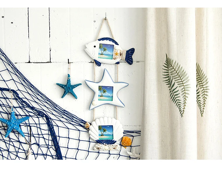 Mediterranean Photo Frame Triple hanging 02