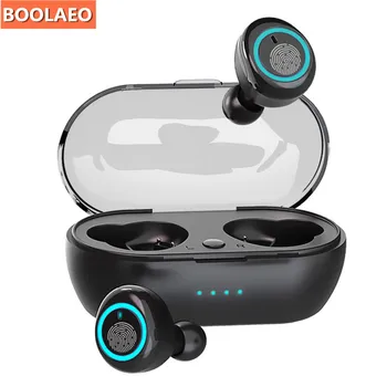 

TWS Bluetooth 5.0 Earphones Charging Box Wireless Headphone 9D Stereo Sport Waterproof Earbuds With Mic Noise Cancelling Headset