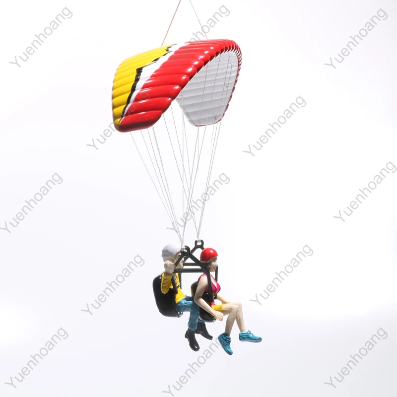 1pc手作りパラグライダー単一モデルクリエイティブパラシュート装飾品ミニぶら下げparapenteパラグライダー車のペンダントdiyの装飾部品 Aliexpress Toys Hobbies