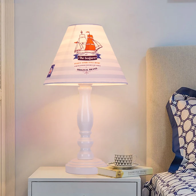 

Modern American Cartoon table lamp creative resin LED art deco desk light for boy children bedroom bedside lamp study room e27