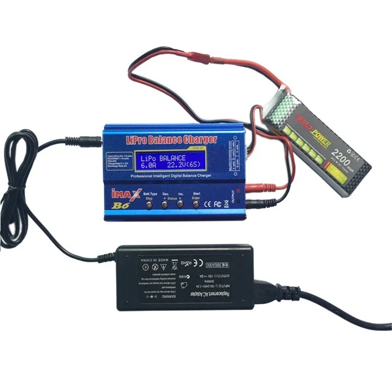 imax 80wB6 RC Balance Charger with T XT60 Tamiya Connector Plug for Lipo NiMH NiCd Battery Balance charger