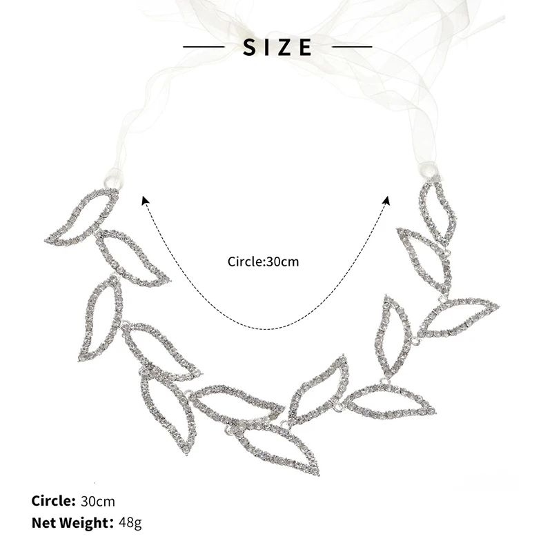 Handmade Rhinestone Headbands for Women Hair Accessories Wedding Hairband Bride Headpiece 2020 Prom Bridal Hair Jewelry Gifts