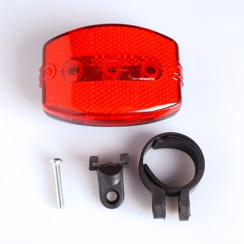 

Bicycle light with mount, 4 modes, red