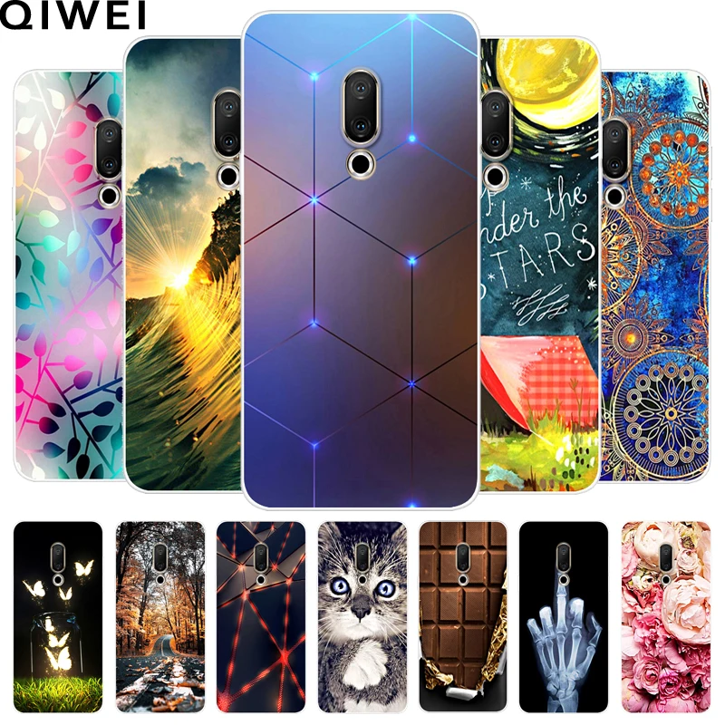 Чехол для Meizu 15 Модный мягкий чехол из ТПУ Meizu15 plus силиконовый телефона s Lite M15