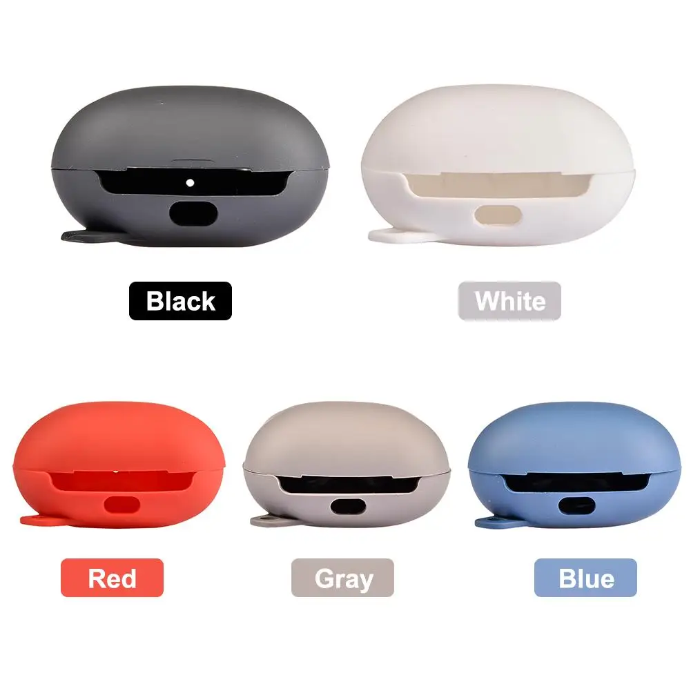 

1pcs Carrying Case For Powerbeats Pro Bluetooth Headset Silicone Storage Box With Carabiner