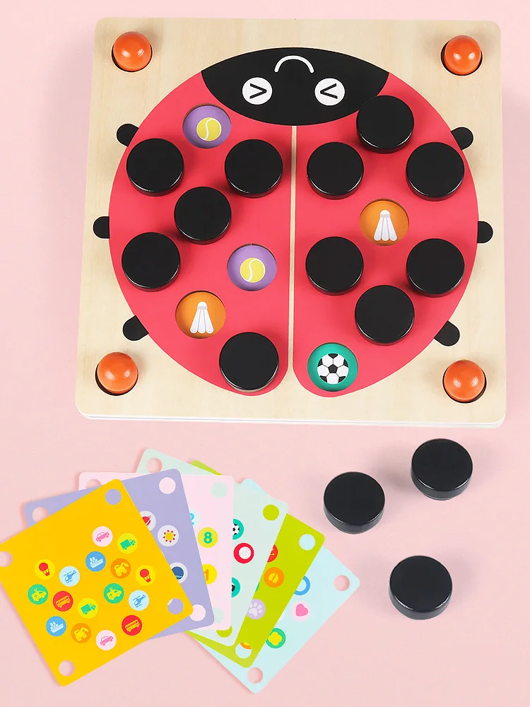 

Children'S Educational Early Childhood Parent And Child Interactive Brains ji yi qi Board Game of Chess