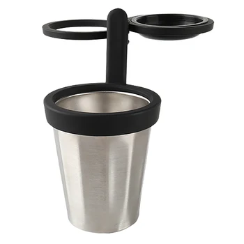 

Universal Multifunction Stainless Steel Car Cup Holder Rotatable Convient Design Drink Holder Coin Key Card Storage