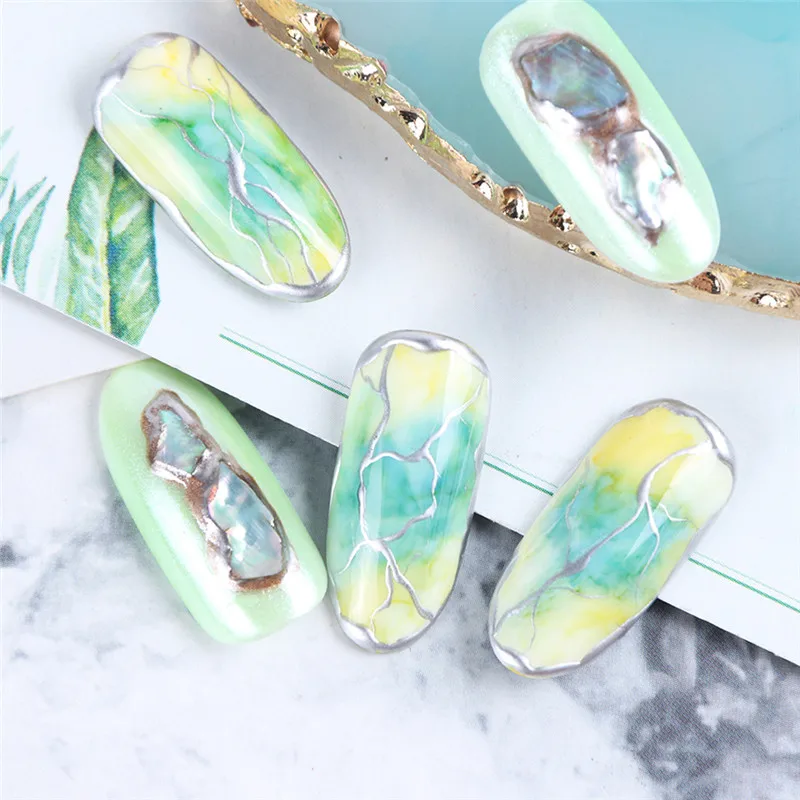 6ml Metallic Mirror Nail Gel Polish Wire Drawing Painting Gel Lacquer UV or LED Lamp Soak Off Nail Art Edge Varnish Glue