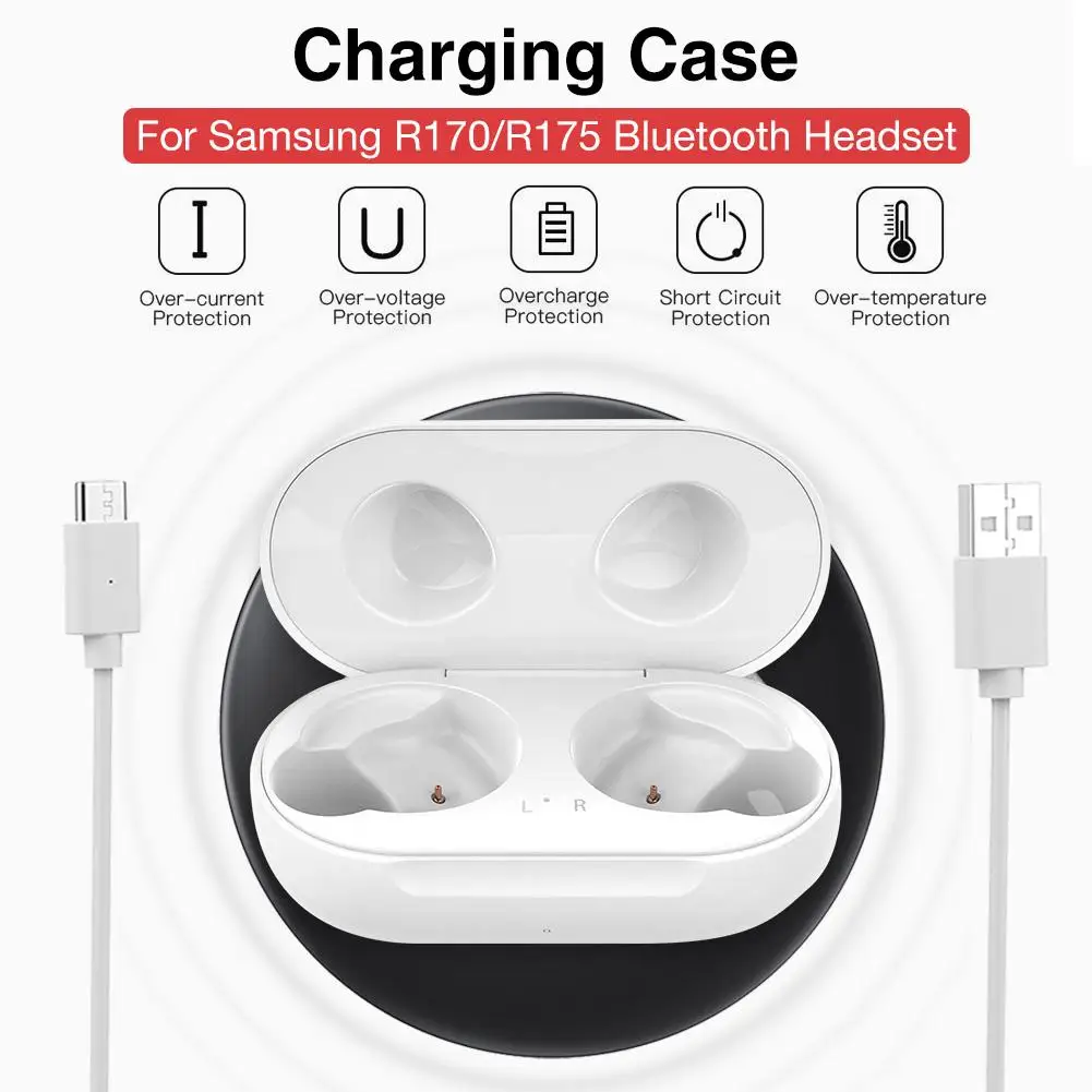 

350mAh Bluetooth Earbuds Charging Case For Samsung Galaxy Buds+ SM-R175 / SM-R170, Replacement Charging Box Earphone Accessories