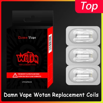 

Damn Vape 3pcs/pack Wotan Replacement Coils 0.3ohm Mesh Coils Or Replacement Glass 5.5ml/2.0ml For Wotan Mesh Sub Ohm Tank