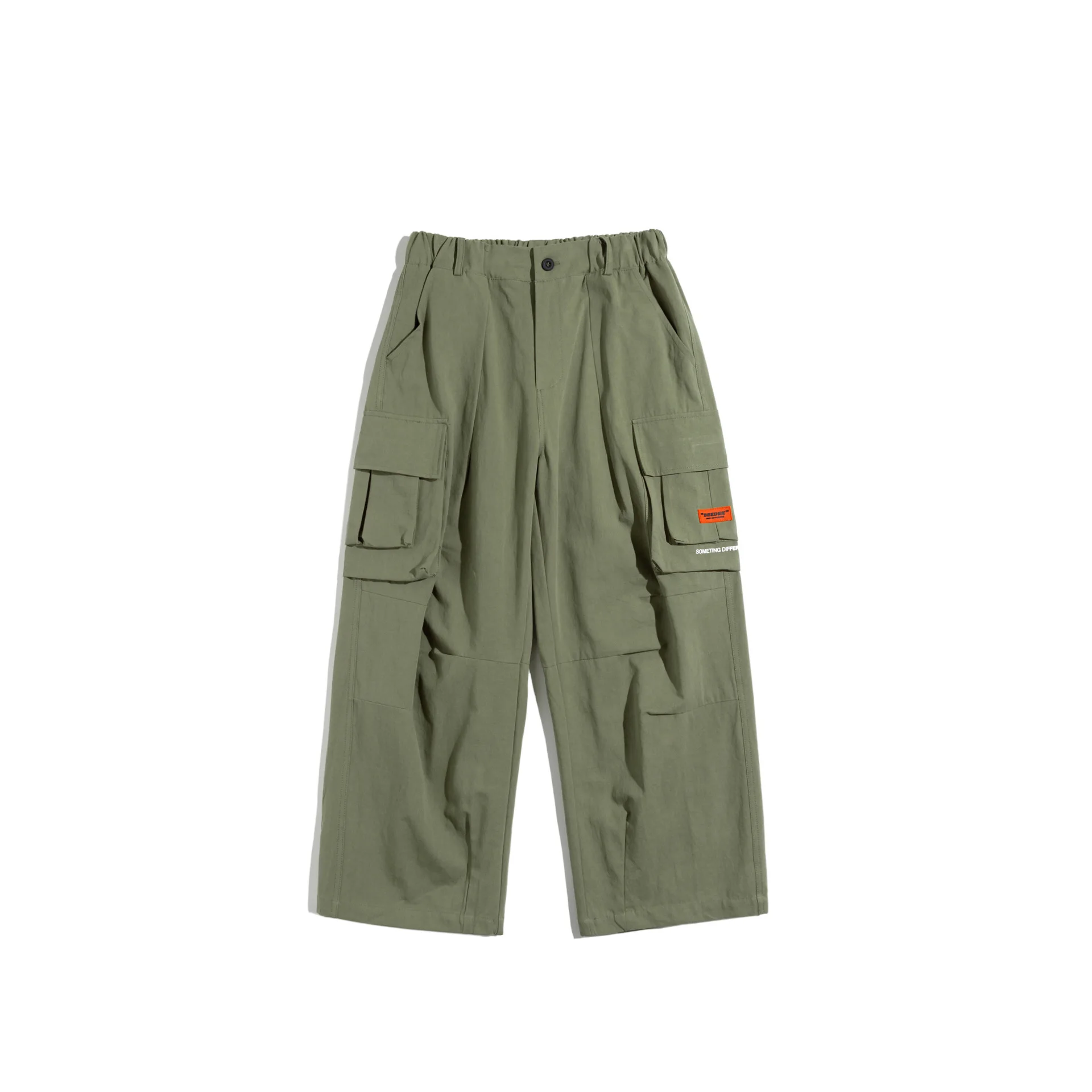 

City Where the Product 2020 Spring New Style Men Multi-pockets Popular Brand Bib Overall Superimposed Pocket Loose Pants