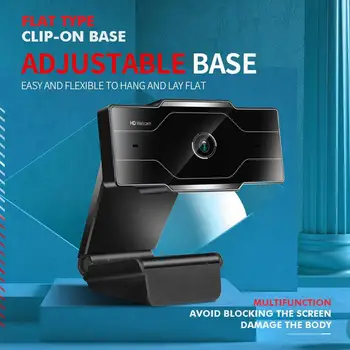 

HD 2K 1080P Webcam Mini Computer PC WebCamera With Microphone Rotatable Cameras For Live Broadcast Video Calling Conference Work